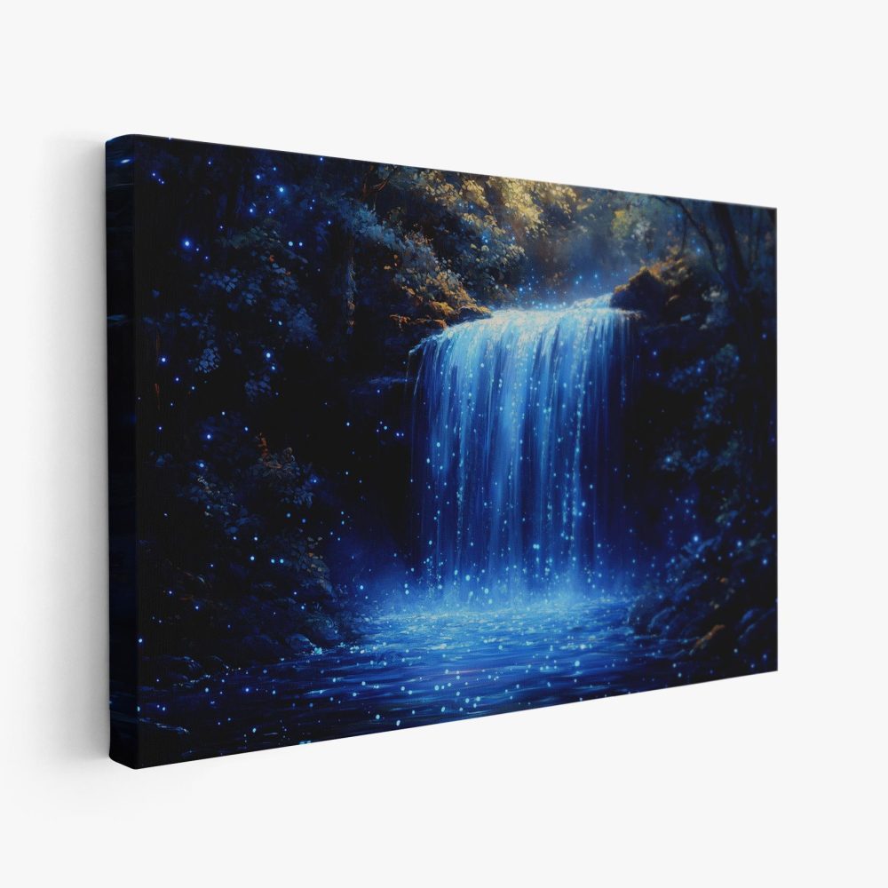 Betoverend Waterval Landschap