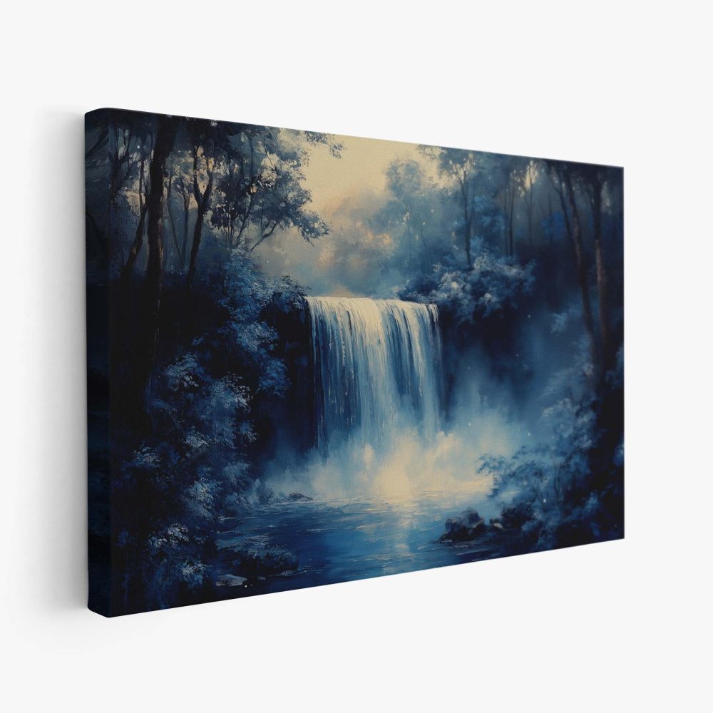 Rustige Waterval in Bos