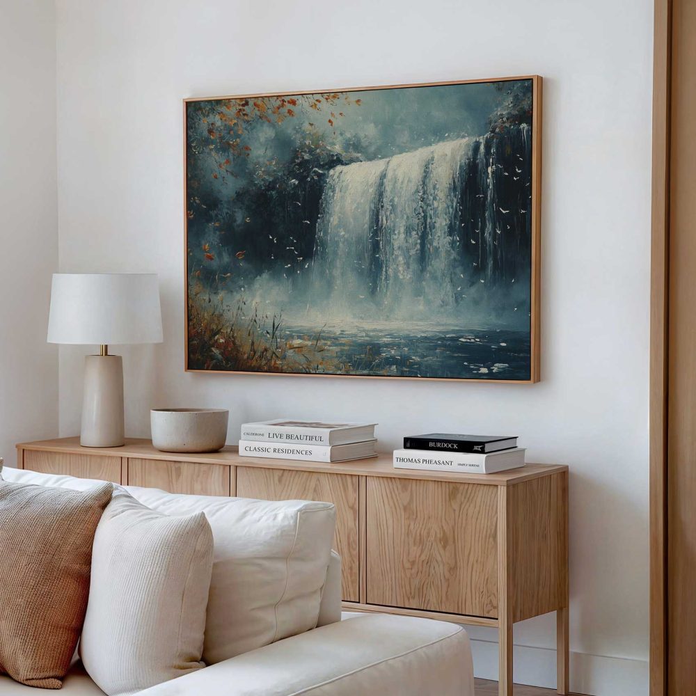 Alternative view of Betoverend waterval landschap