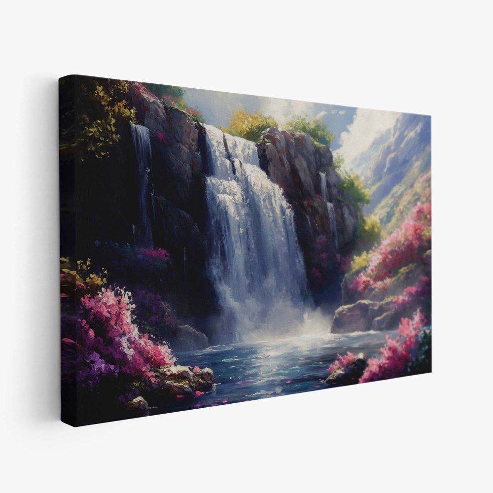 Betoverend waterval landschap