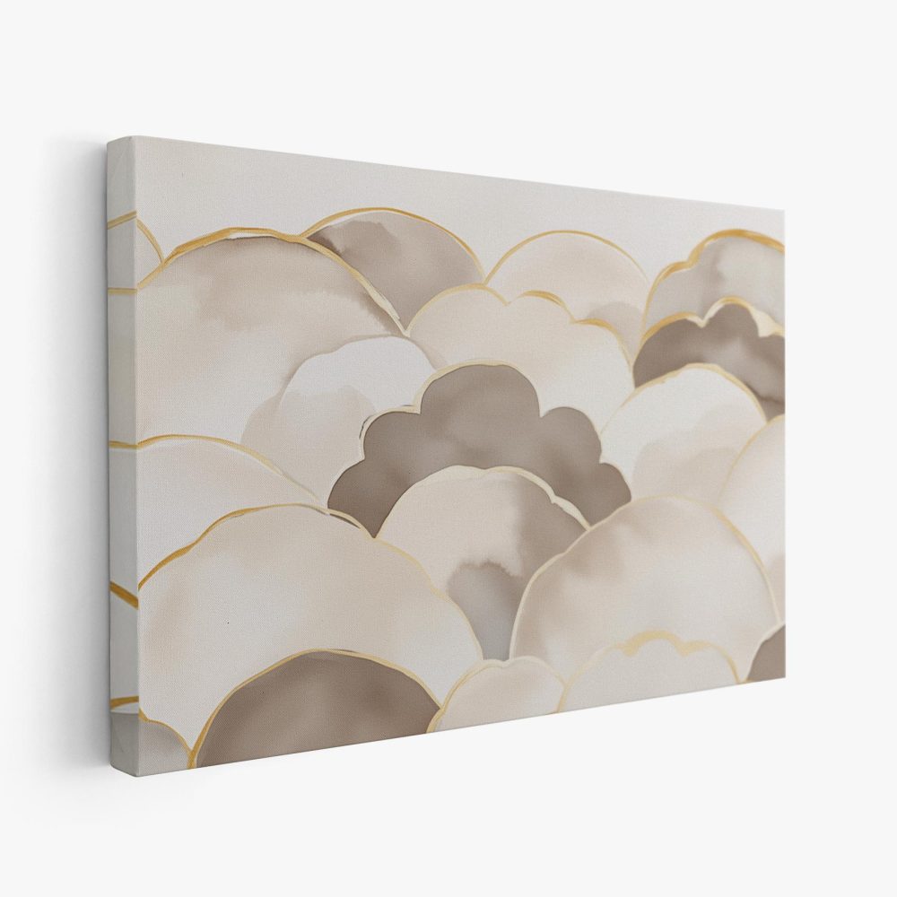 Abstracte aarde-diepte kunst