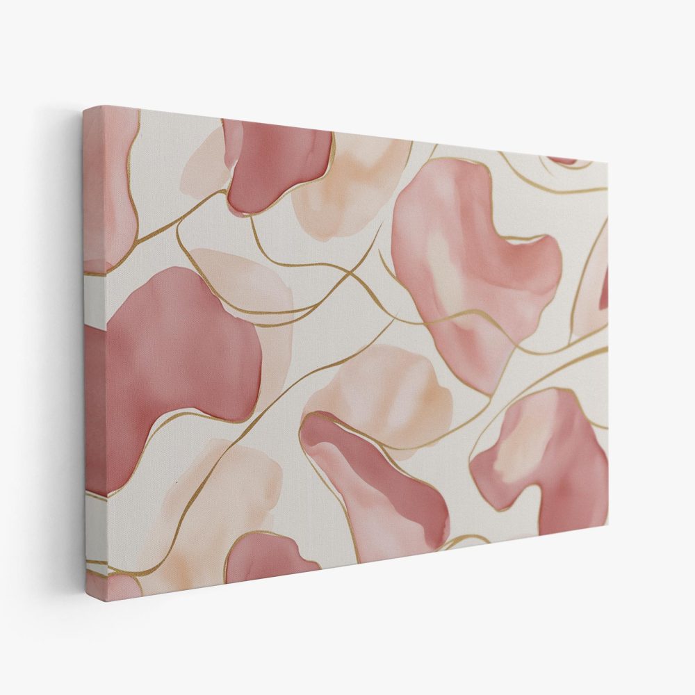 Abstract Watercolor Roze Harmonie