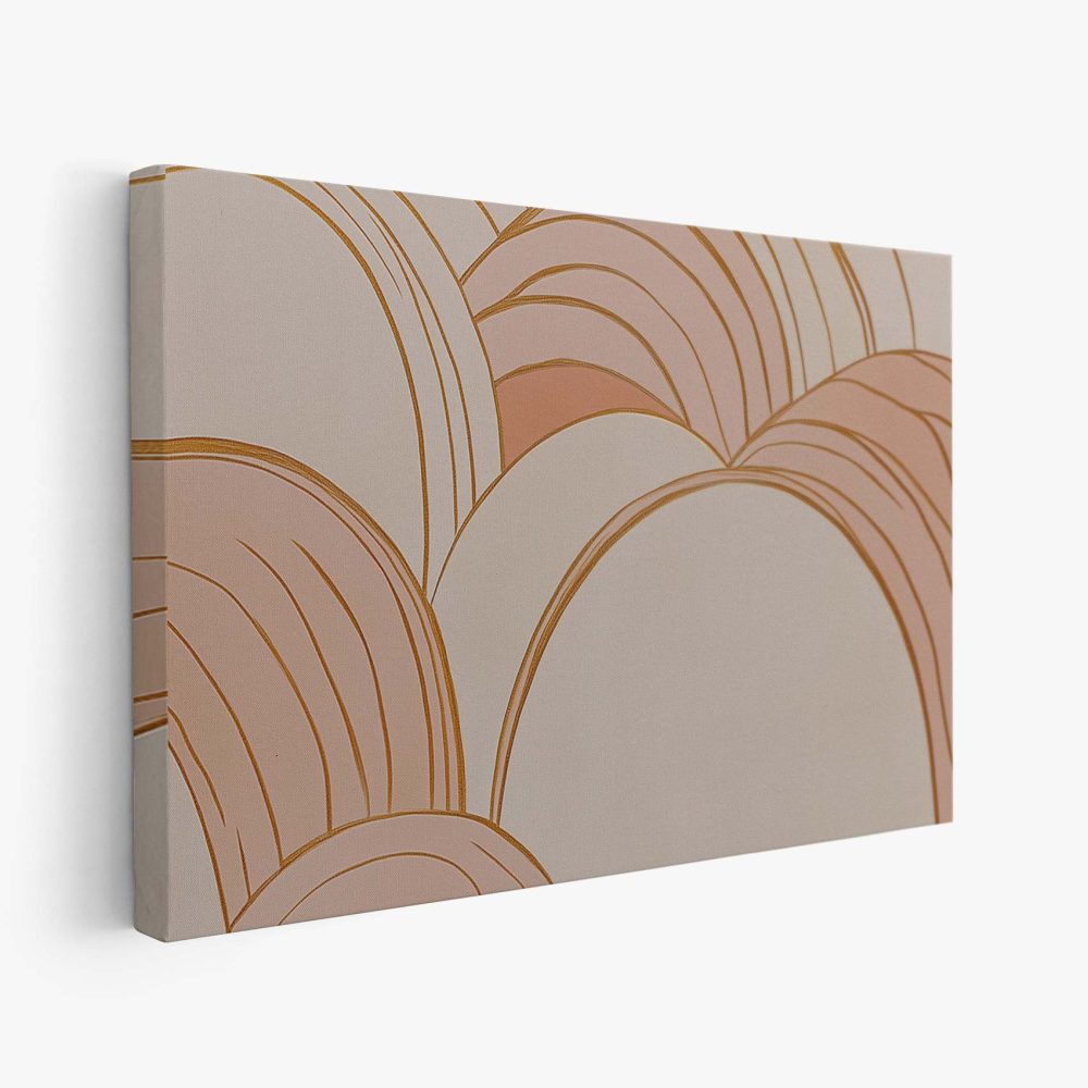 Abstract Roze Golfpatroon