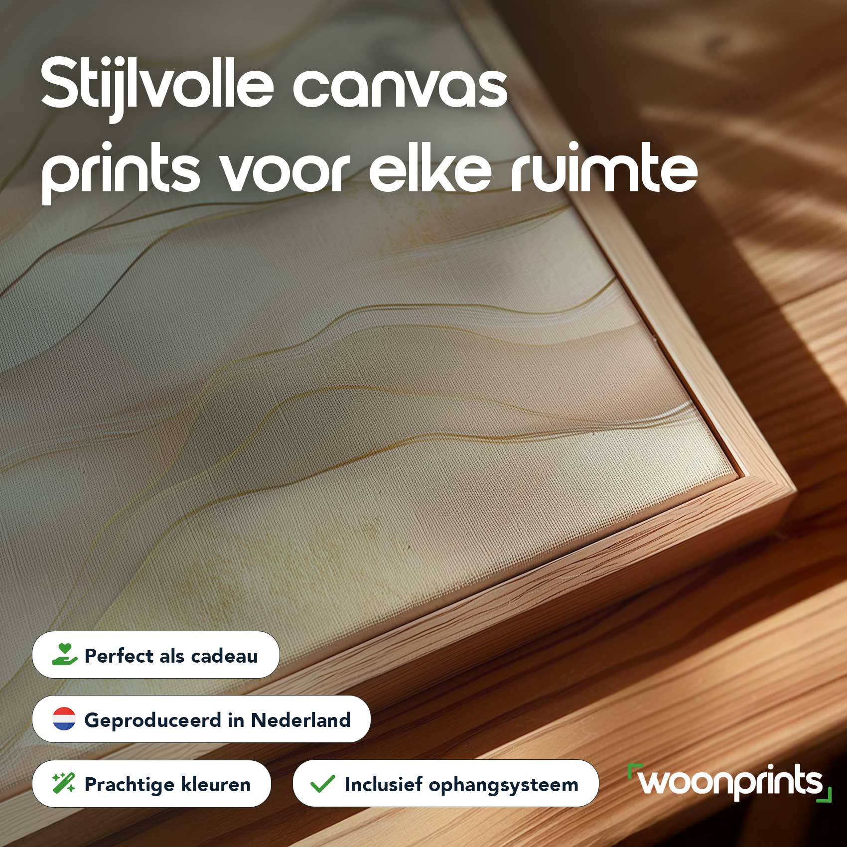 Abstracte roze-gouden golfdecoratie - Afbeelding 4