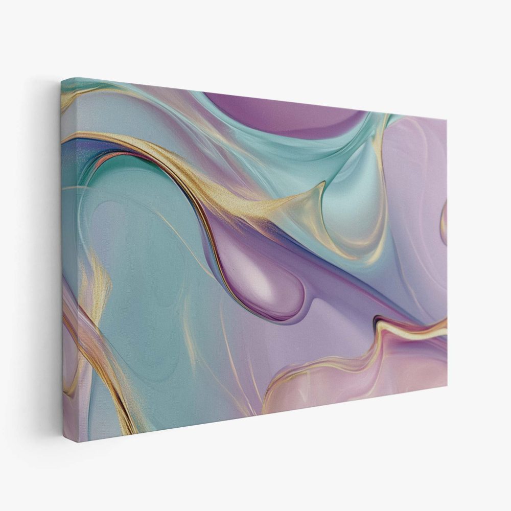 Abstracte kleurenpracht in beweging