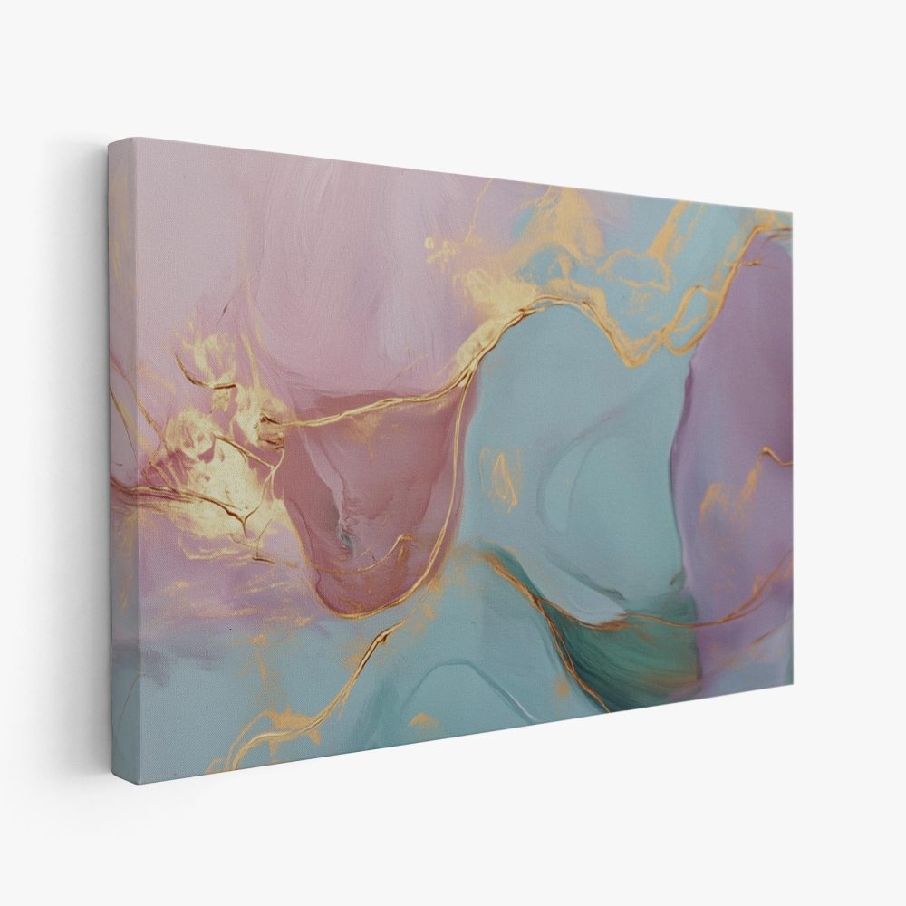 Abstracte kleurenharmonie in goud