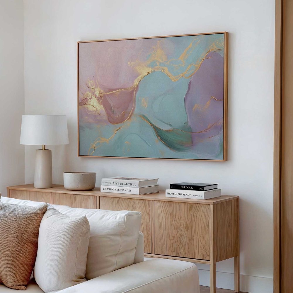 Alternative view of Abstracte kleurenharmonie in goud