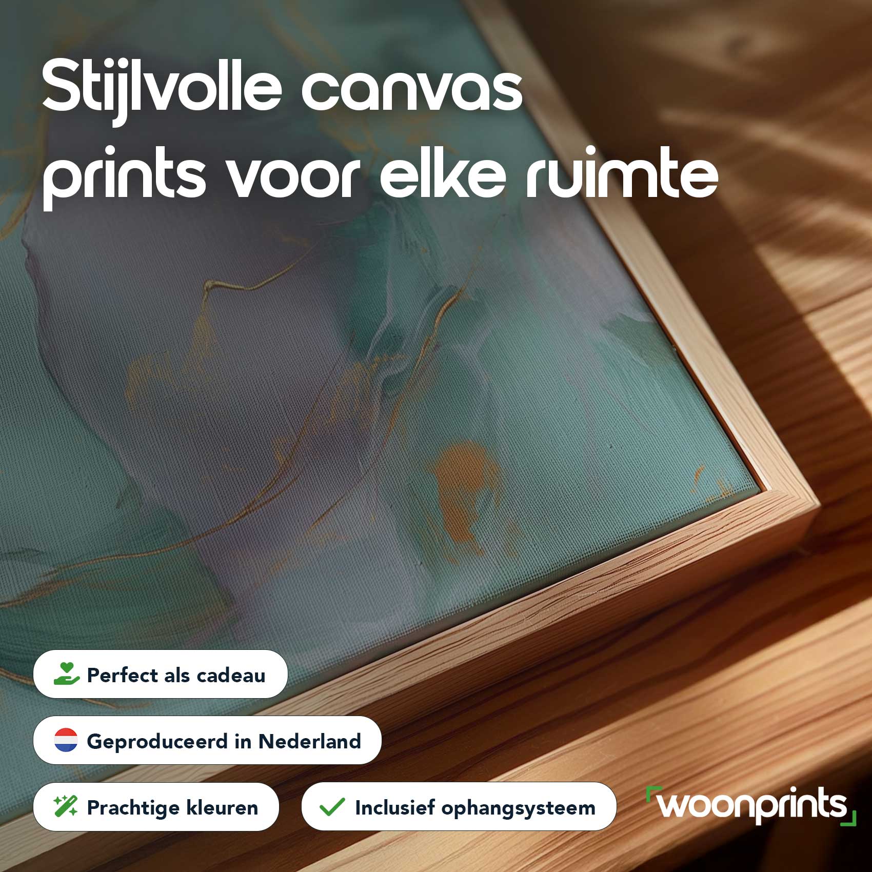 Abstracte kleurenharmonie in goud - Afbeelding 4