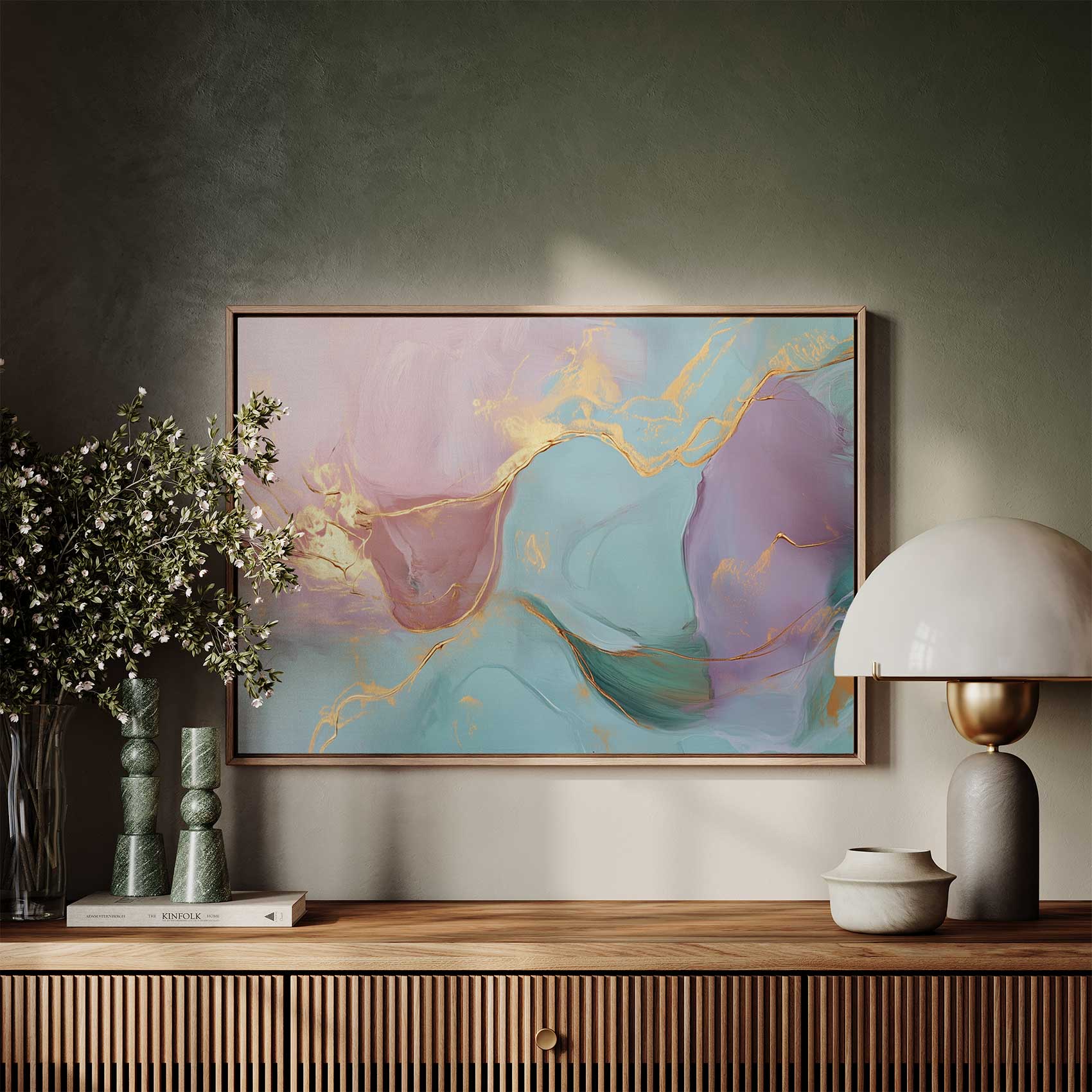 Abstracte kleurenharmonie in goud - Afbeelding 7