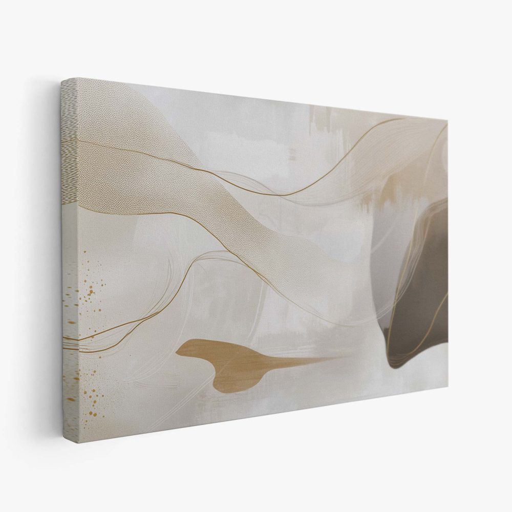 Abstracte lijnen in aardetinten