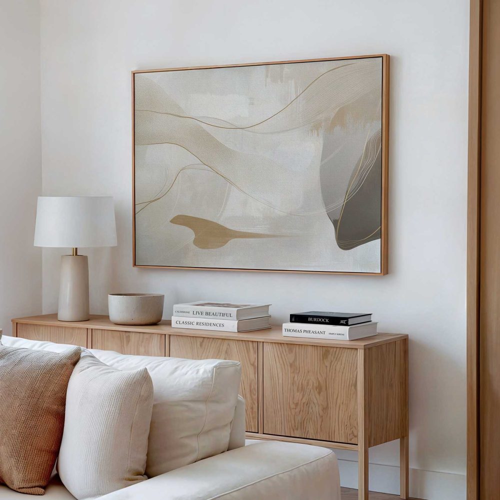 Alternative view of Abstracte lijnen in aardetinten