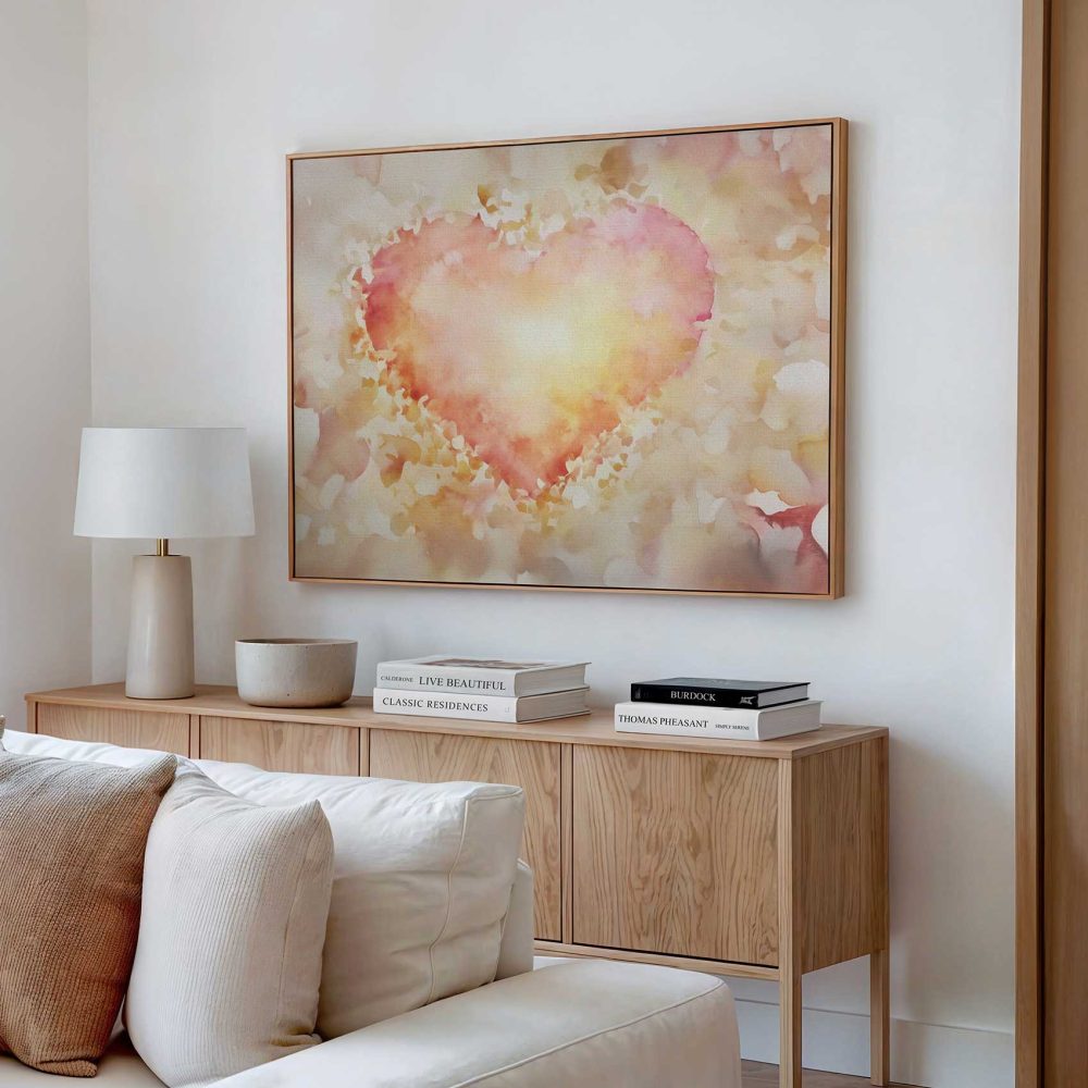 Alternative view of Abstracte waterverf hartkunst