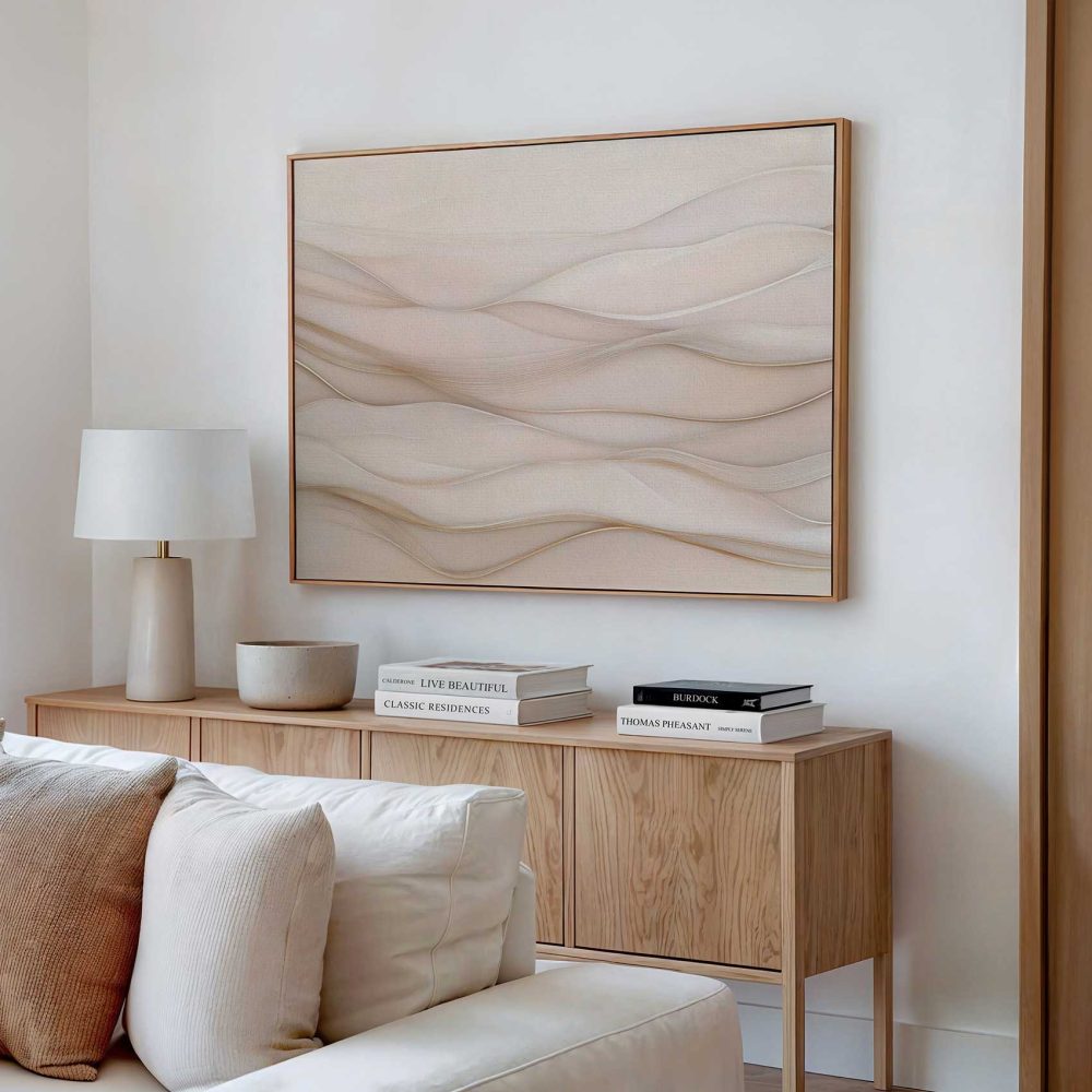 Alternative view of Abstracte roze lijnen compositie