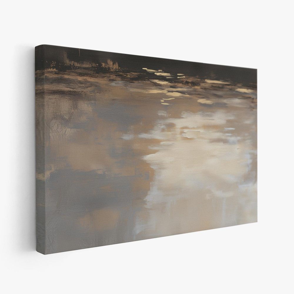 Abstracte serene diepteschildering