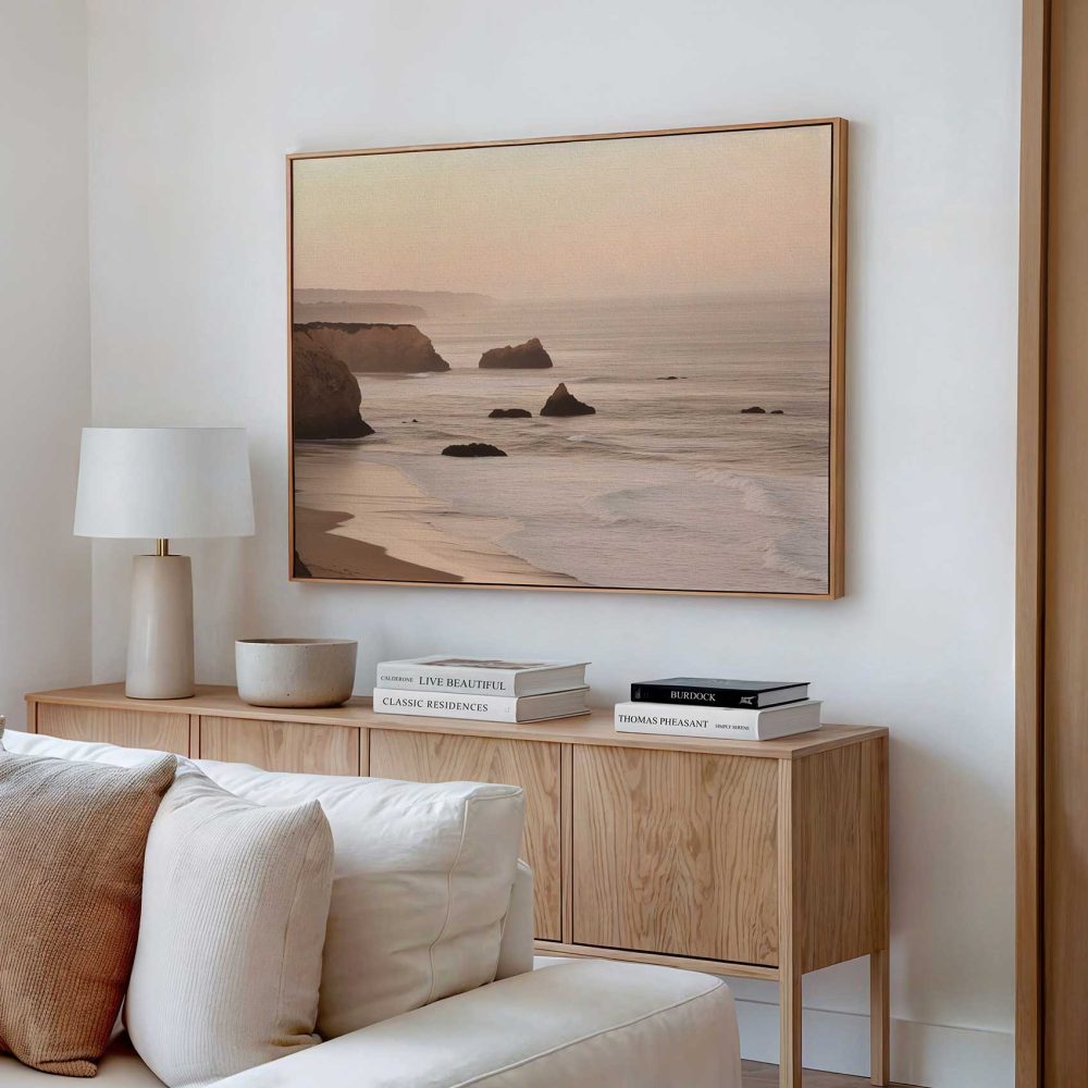 Alternative view of Rustige strandzonsondergang