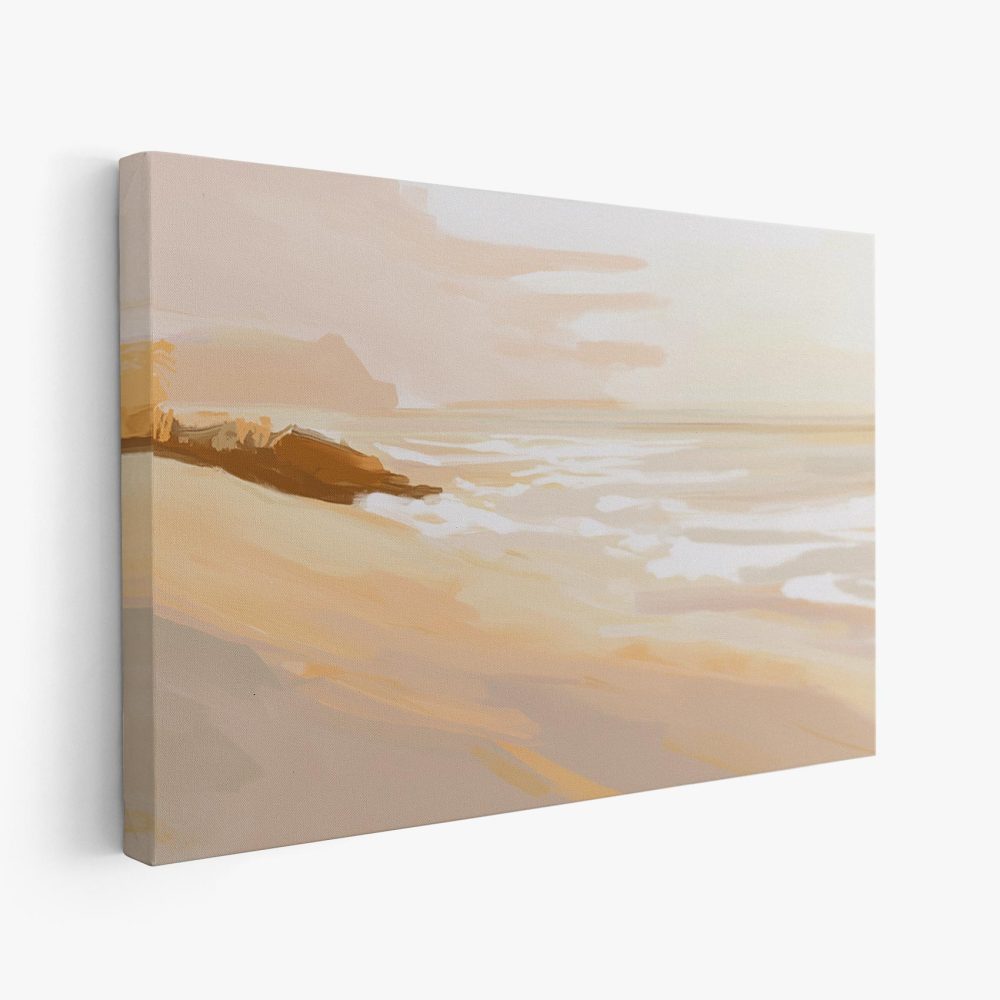 Rustige strand schets