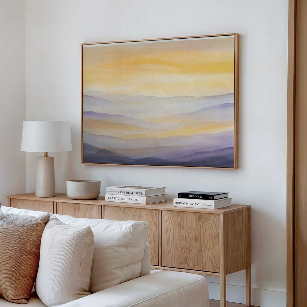 Alternative view of Berglandschap bij zonsondergang