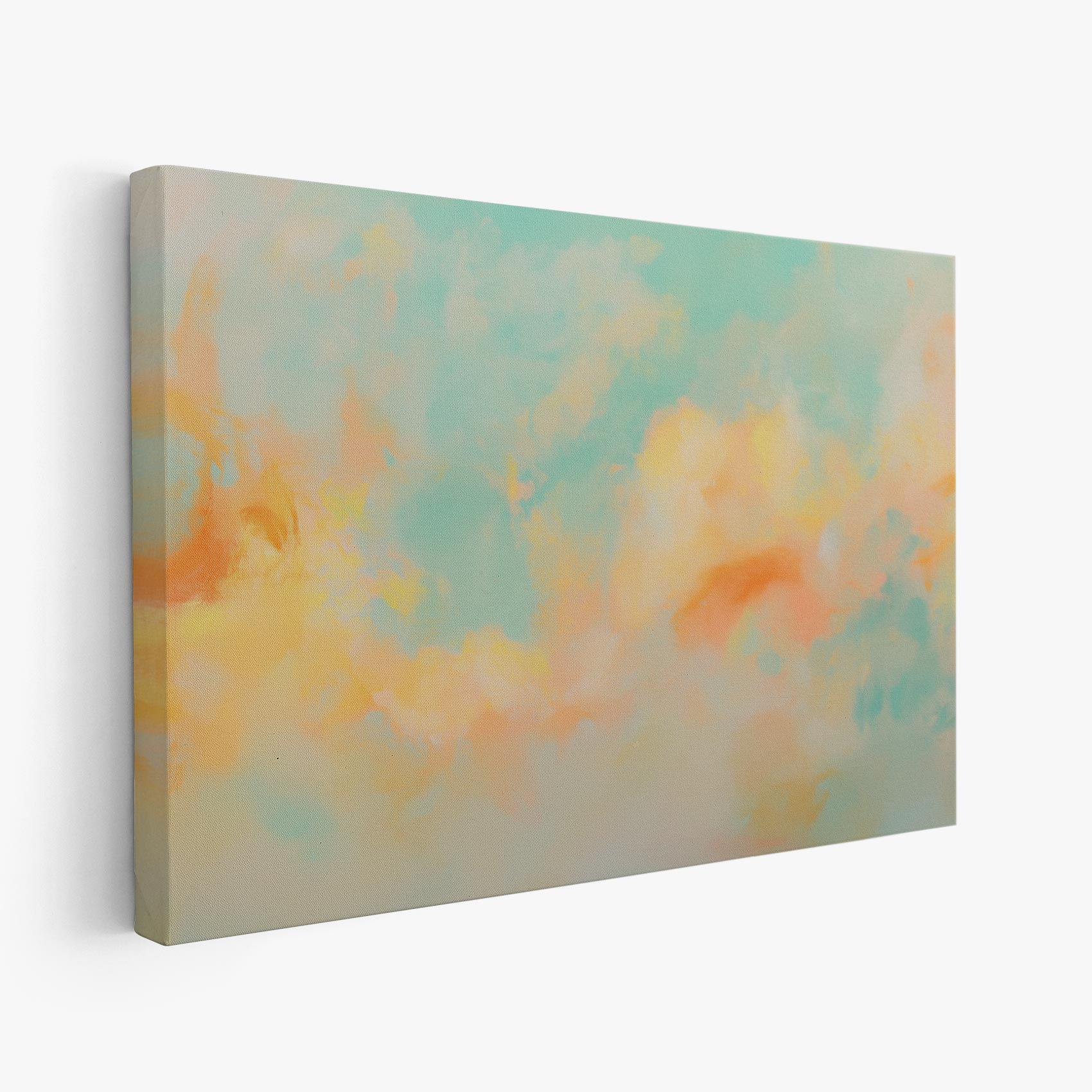 Levendig abstract pastelschilderij