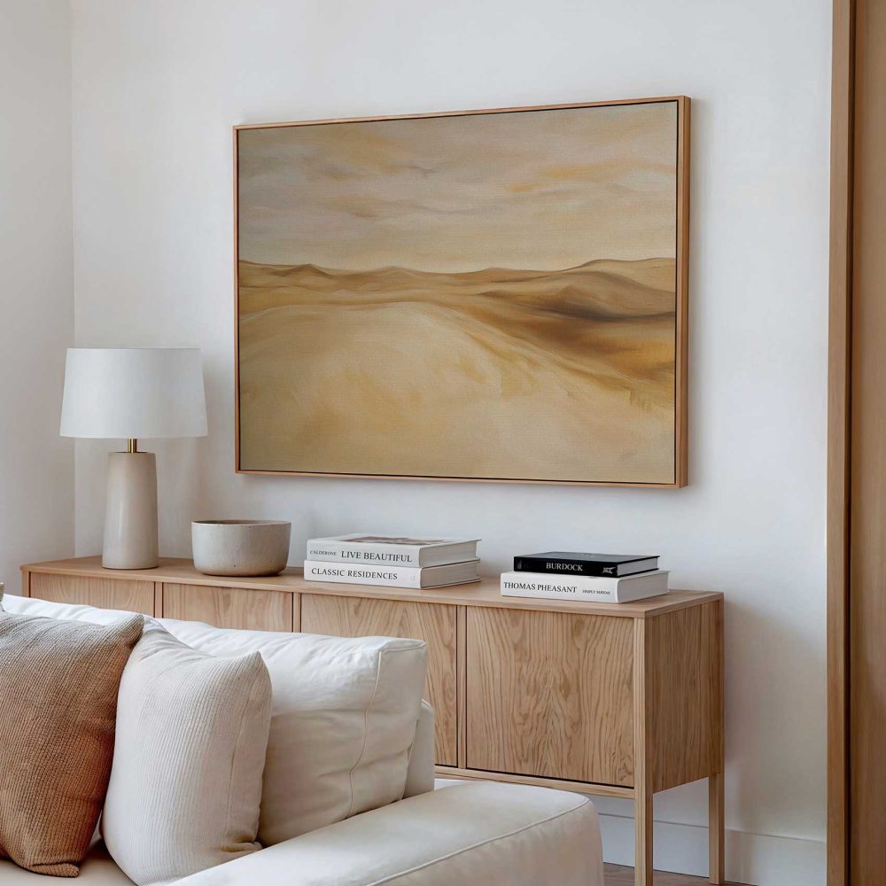 Alternative view of Impressionistische woestijnschilderij