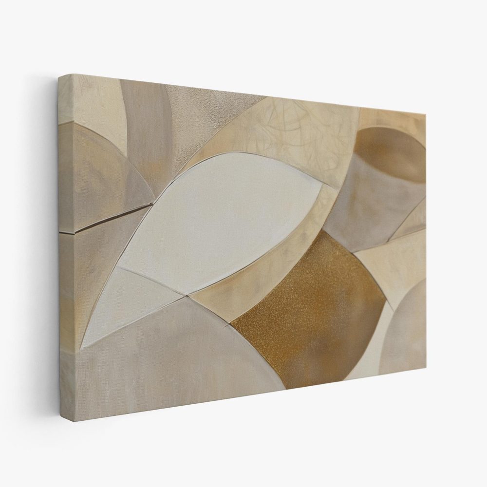 Abstract Gouden Kunstwerk