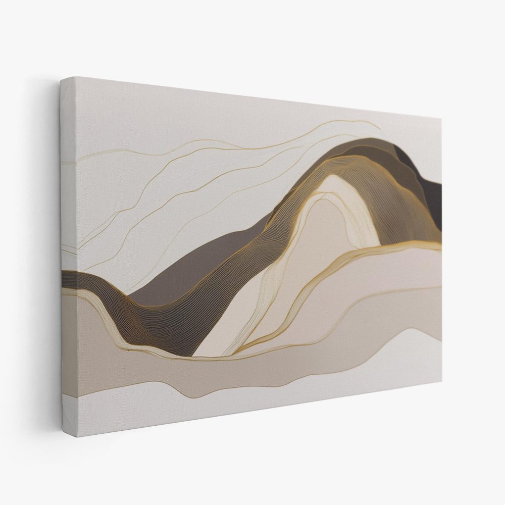 Abstract Berglandschap Kunstwerk