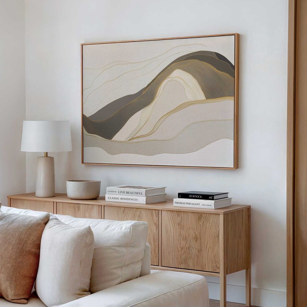 Alternative view of Abstract Berglandschap Kunstwerk