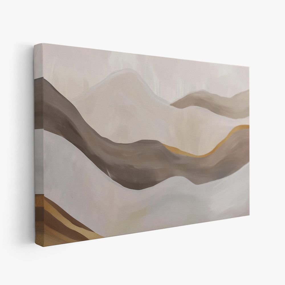 Abstract Berglandschap in Pastel