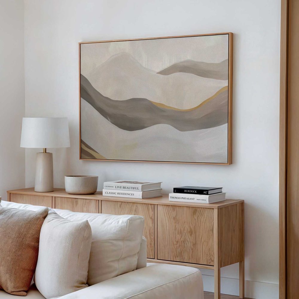 Alternative view of Abstract Berglandschap in Pastel