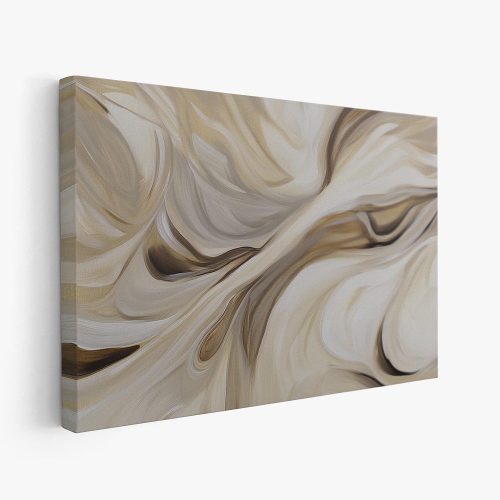 Abstracte rustige wervelende schildering