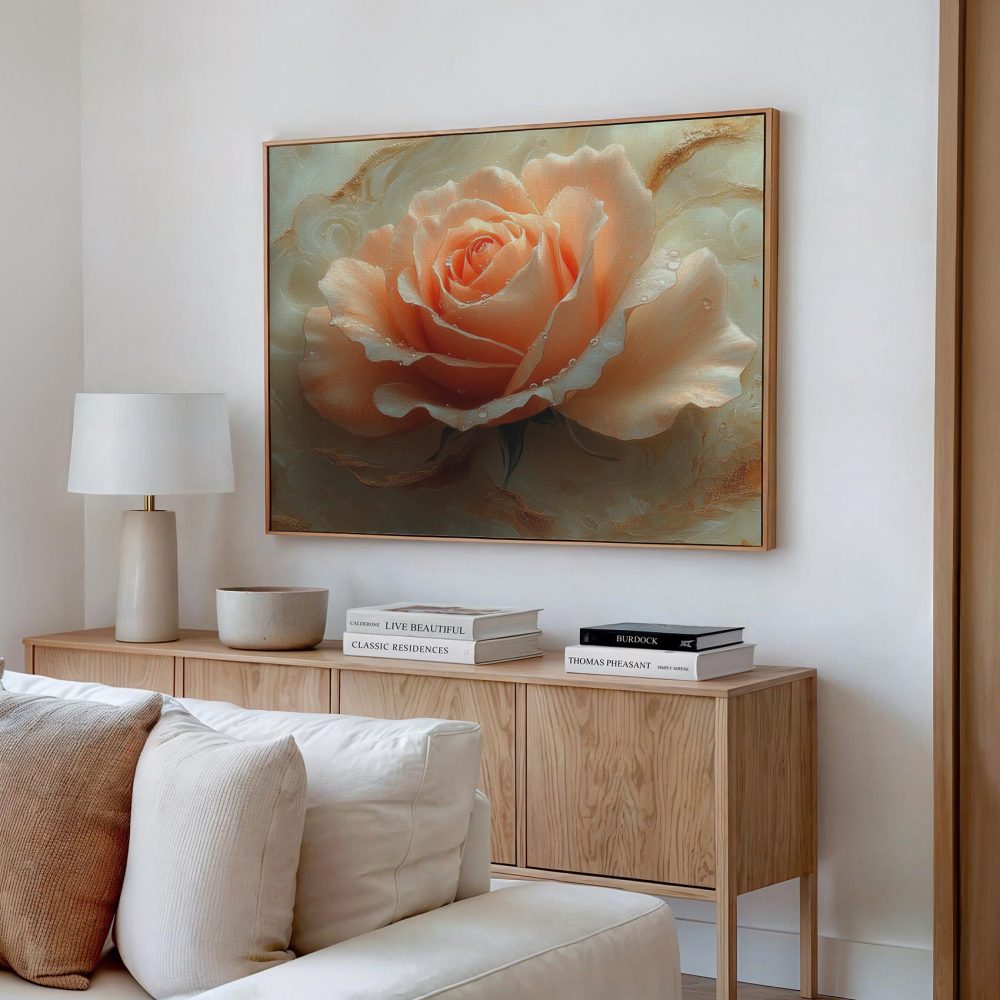 Alternative view of Oranje Roos op Marmer