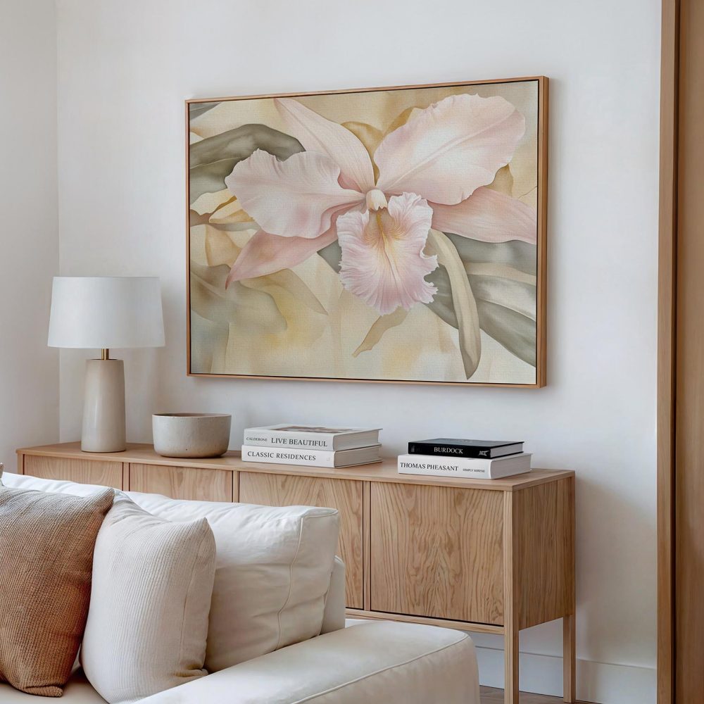 Alternative view of Prachtige roze orchidee close-up