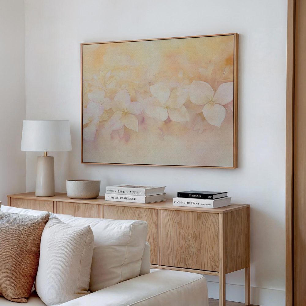 Alternative view of Zacht roze bloemenveld