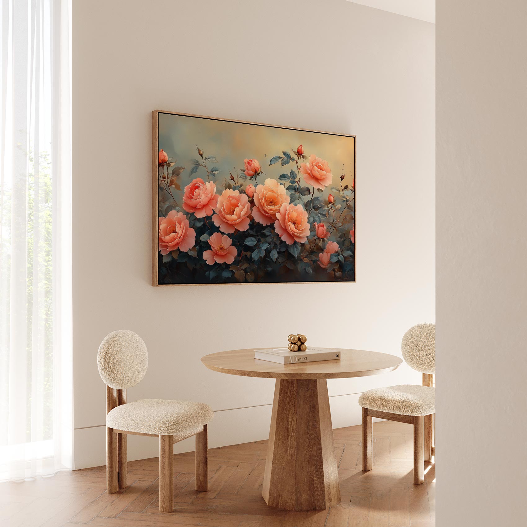 Prachtige roze rozenarrangement - Afbeelding 5