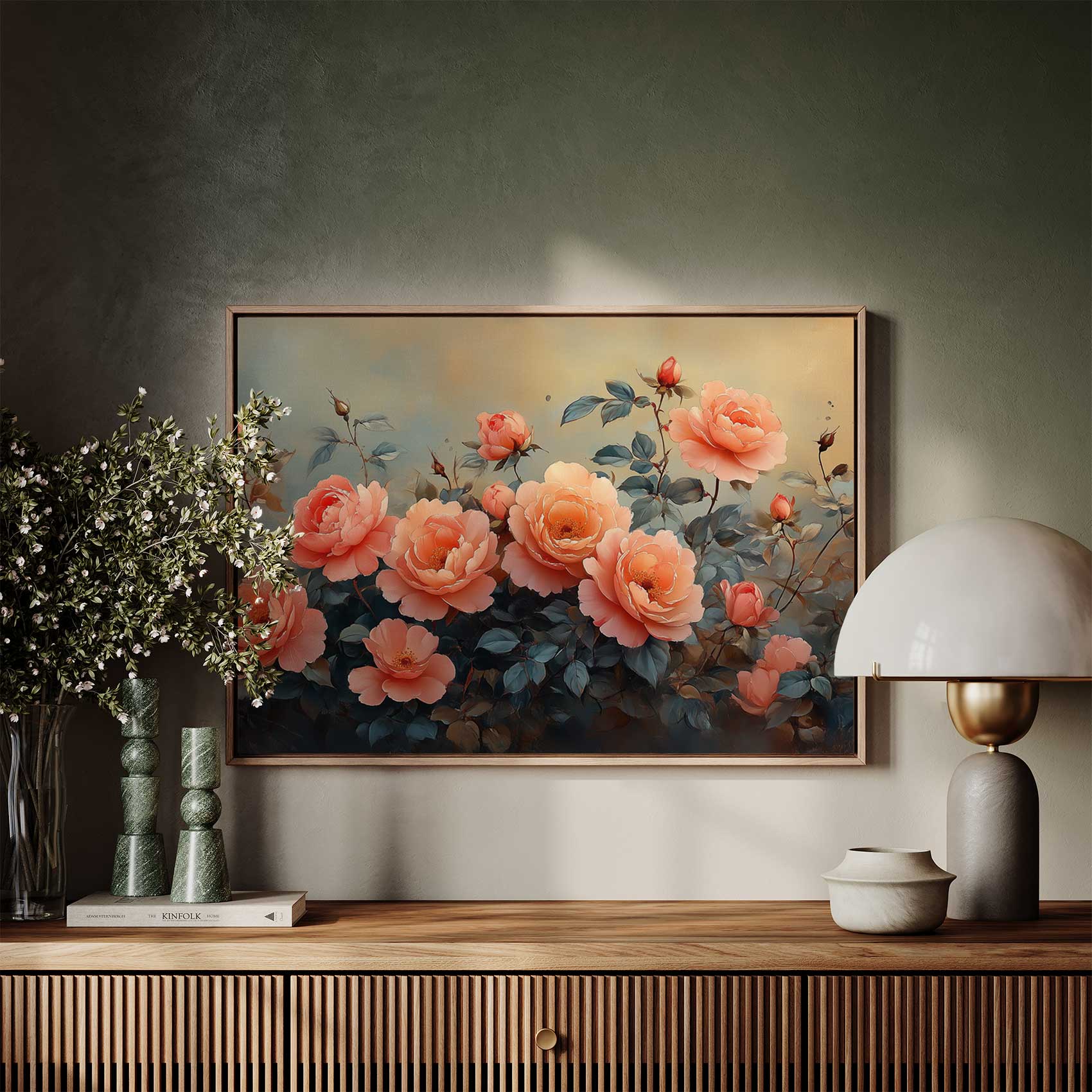 Prachtige roze rozenarrangement - Afbeelding 7