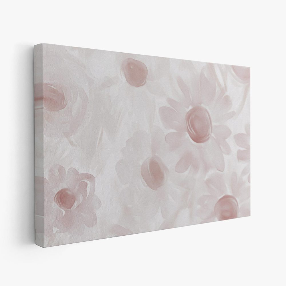 Zachte pastel bloemenwaterverf