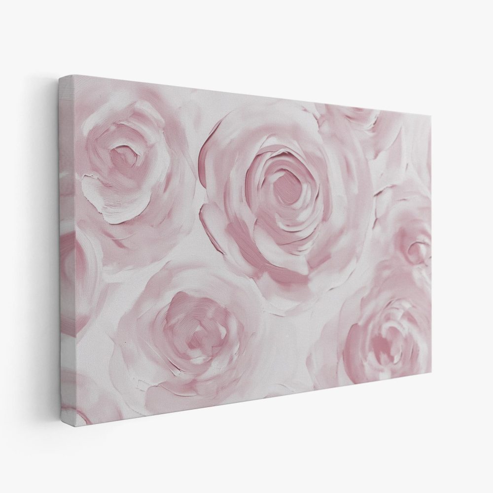 Zachtroze rozen patroon