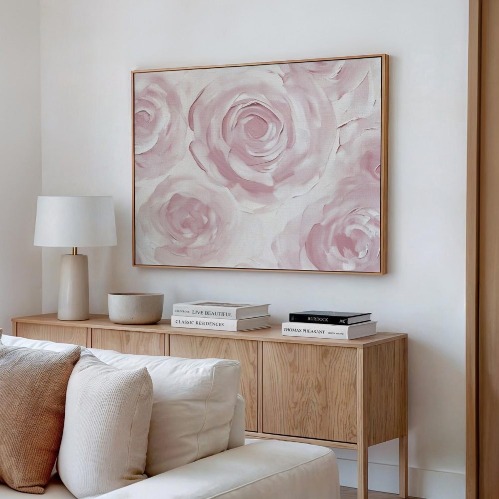 Alternative view of Zachtroze rozen patroon