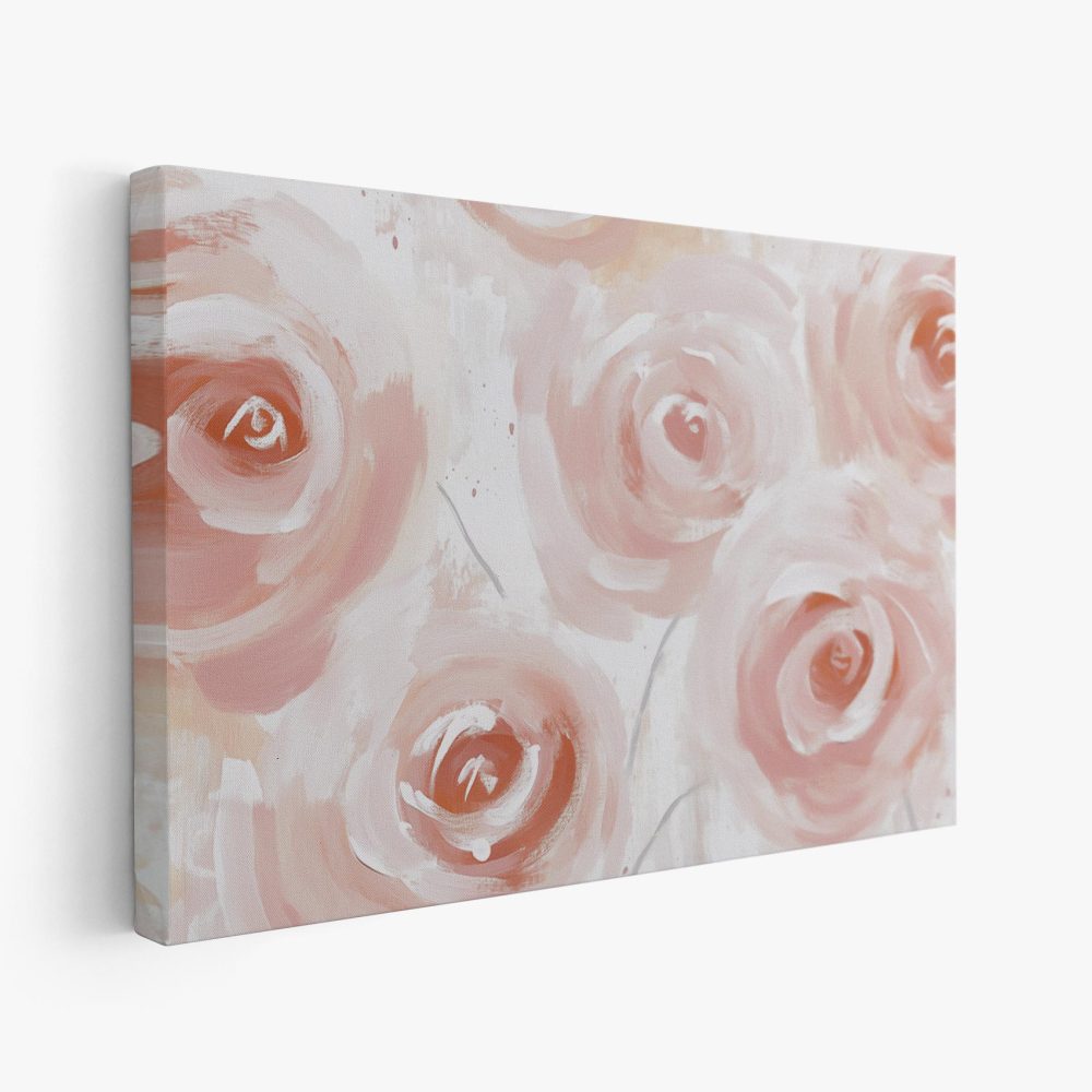 Dromerig rozen schilderij