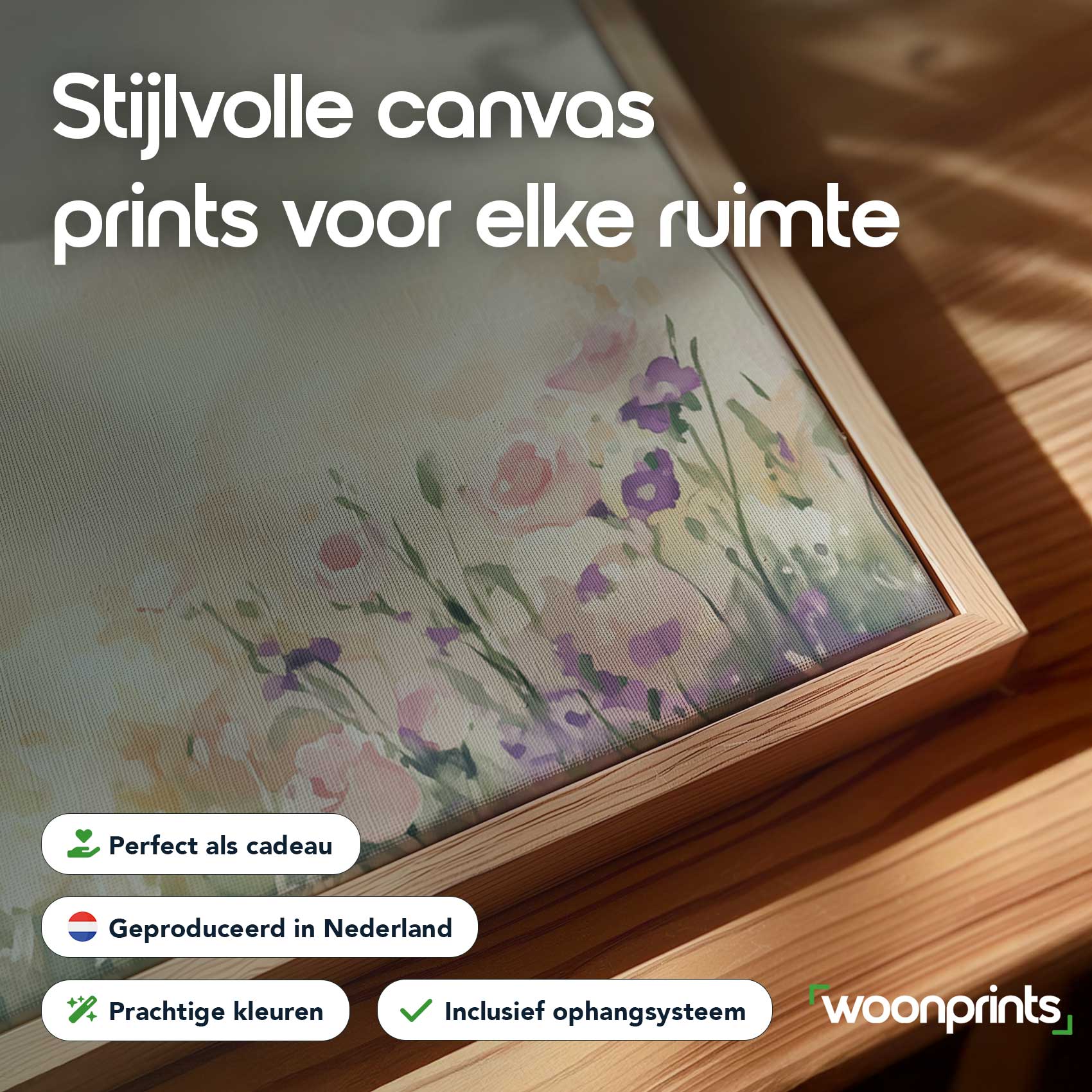 Dromerig roze bloemenveld - Afbeelding 4