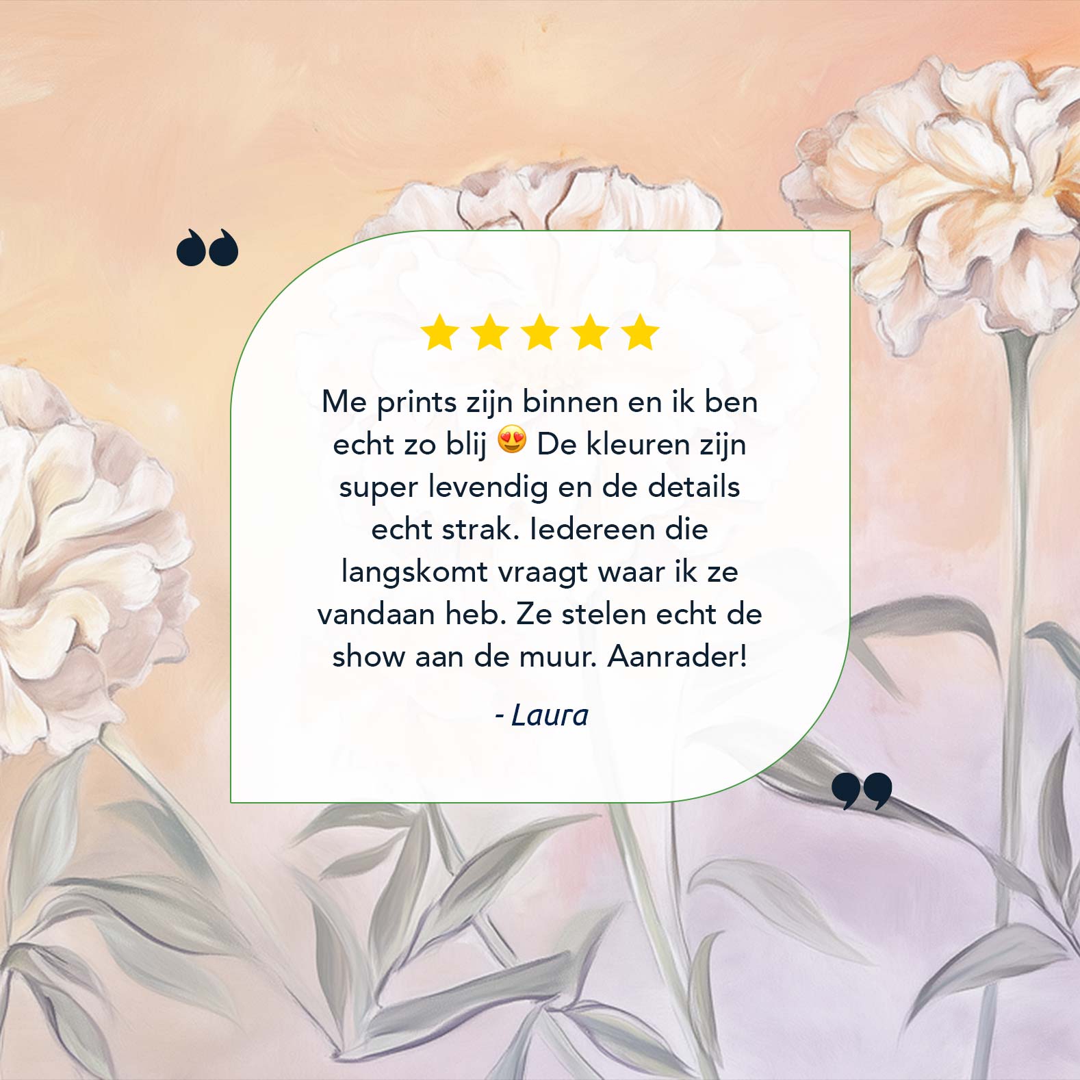 Witte bloemen op roze achtergrond - Afbeelding 9