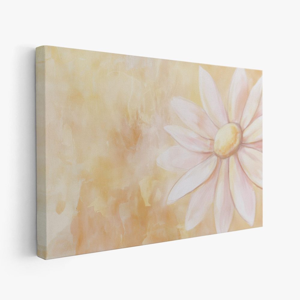 Abstracte witte bloem