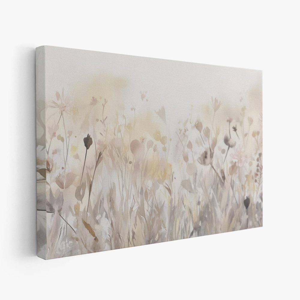 Abstract watercolor bloemenveld