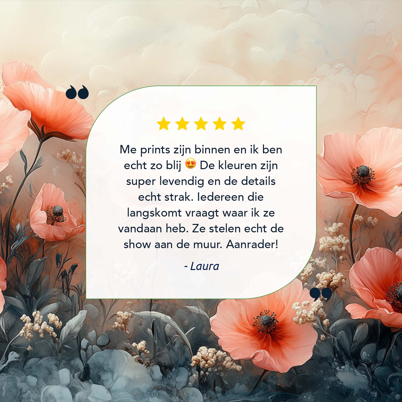 Prachtig bloemenveld in bloei - Afbeelding 9