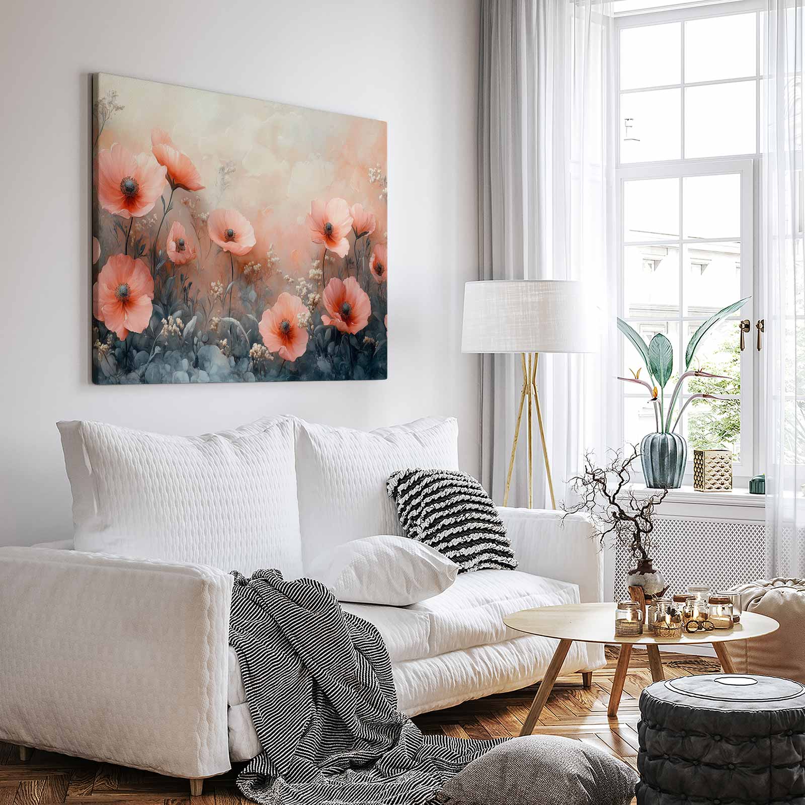 Prachtig bloemenveld in bloei - Afbeelding 3