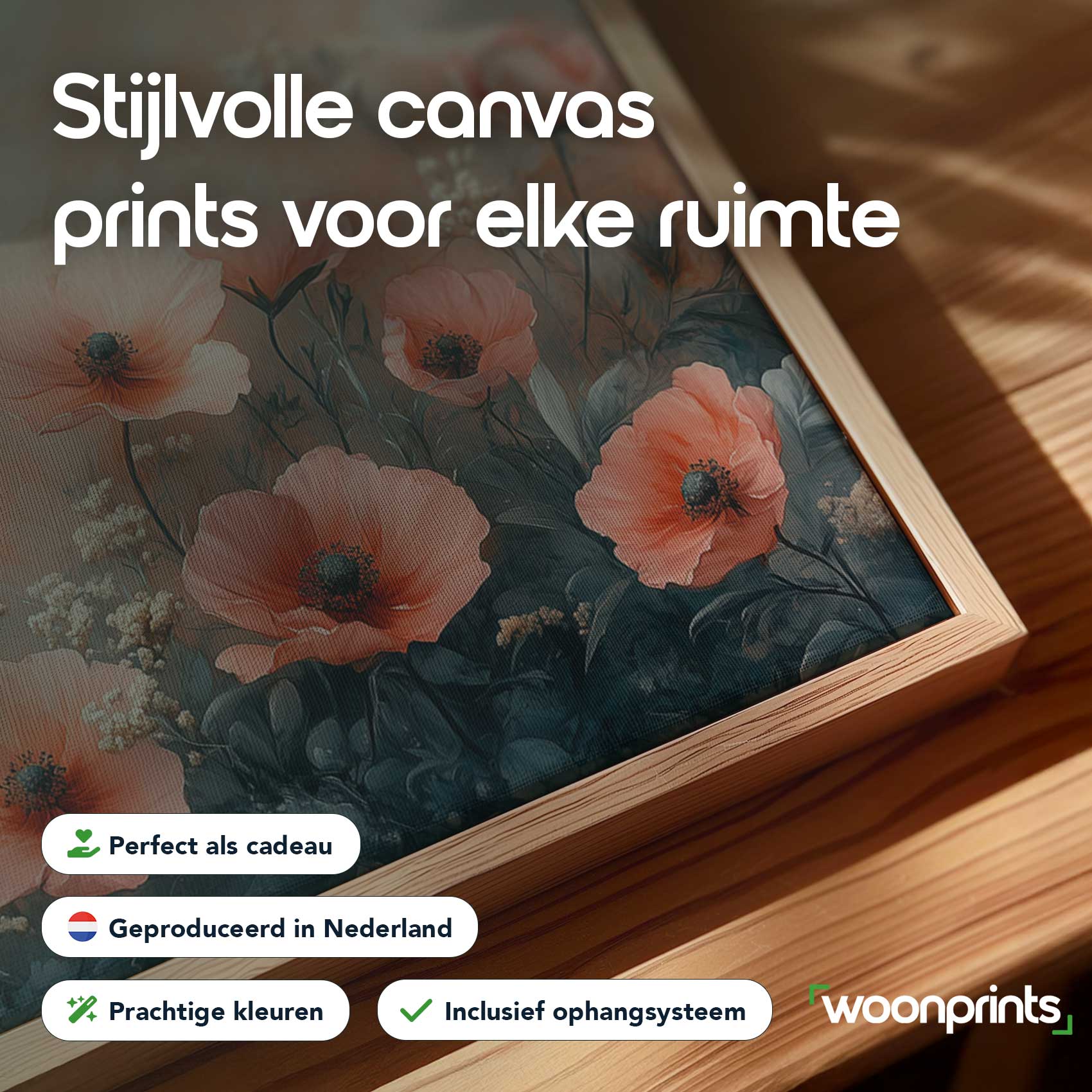 Prachtig bloemenveld in bloei - Afbeelding 4