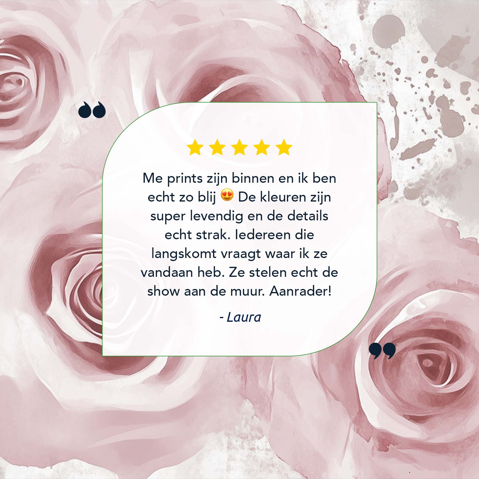 Zachte roze watercolorrozen - Afbeelding 9