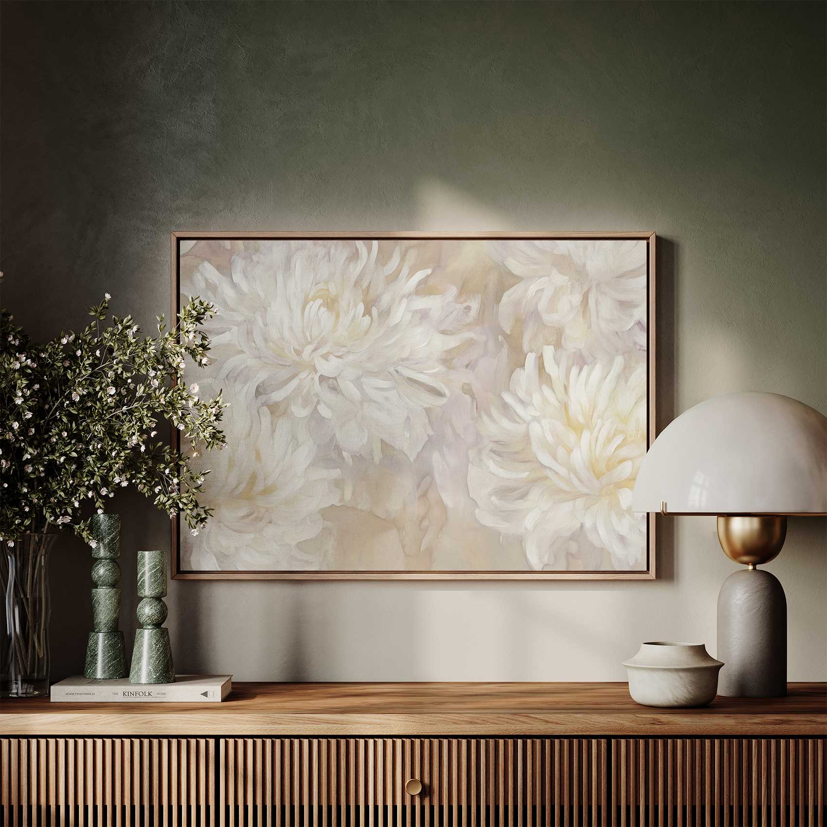 Witte chrysanten bloemenpracht - Afbeelding 6