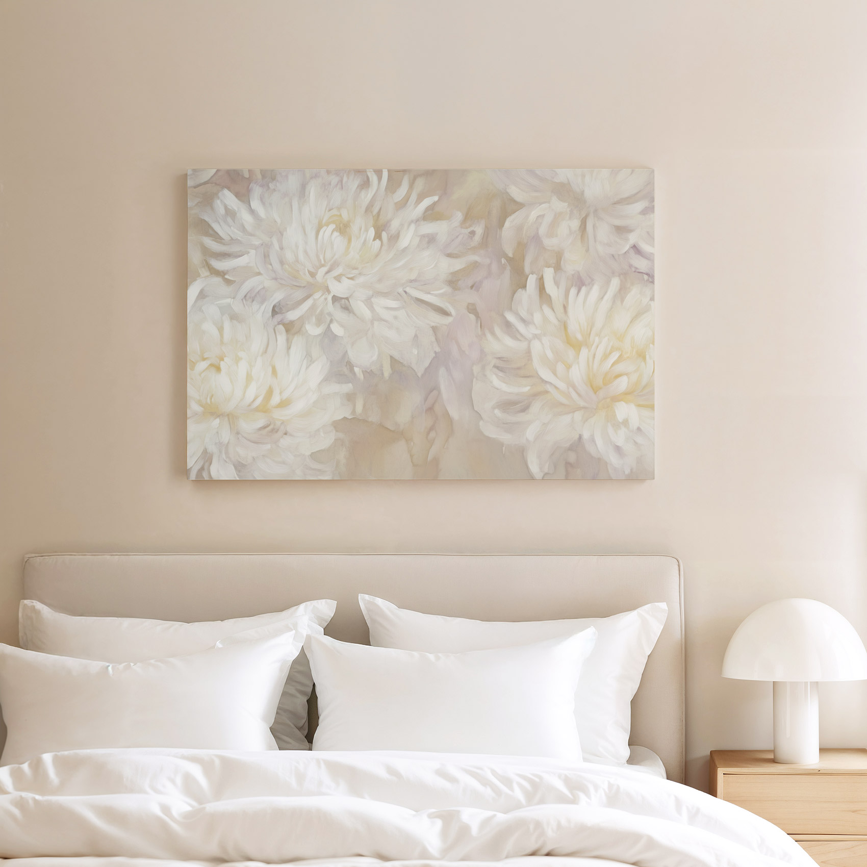 Witte chrysanten bloemenpracht - Afbeelding 7