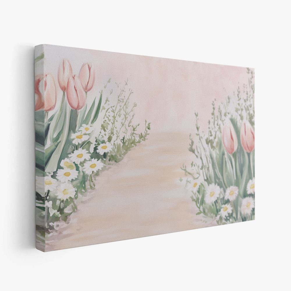 Betoverend Tulpenpad in Bloei