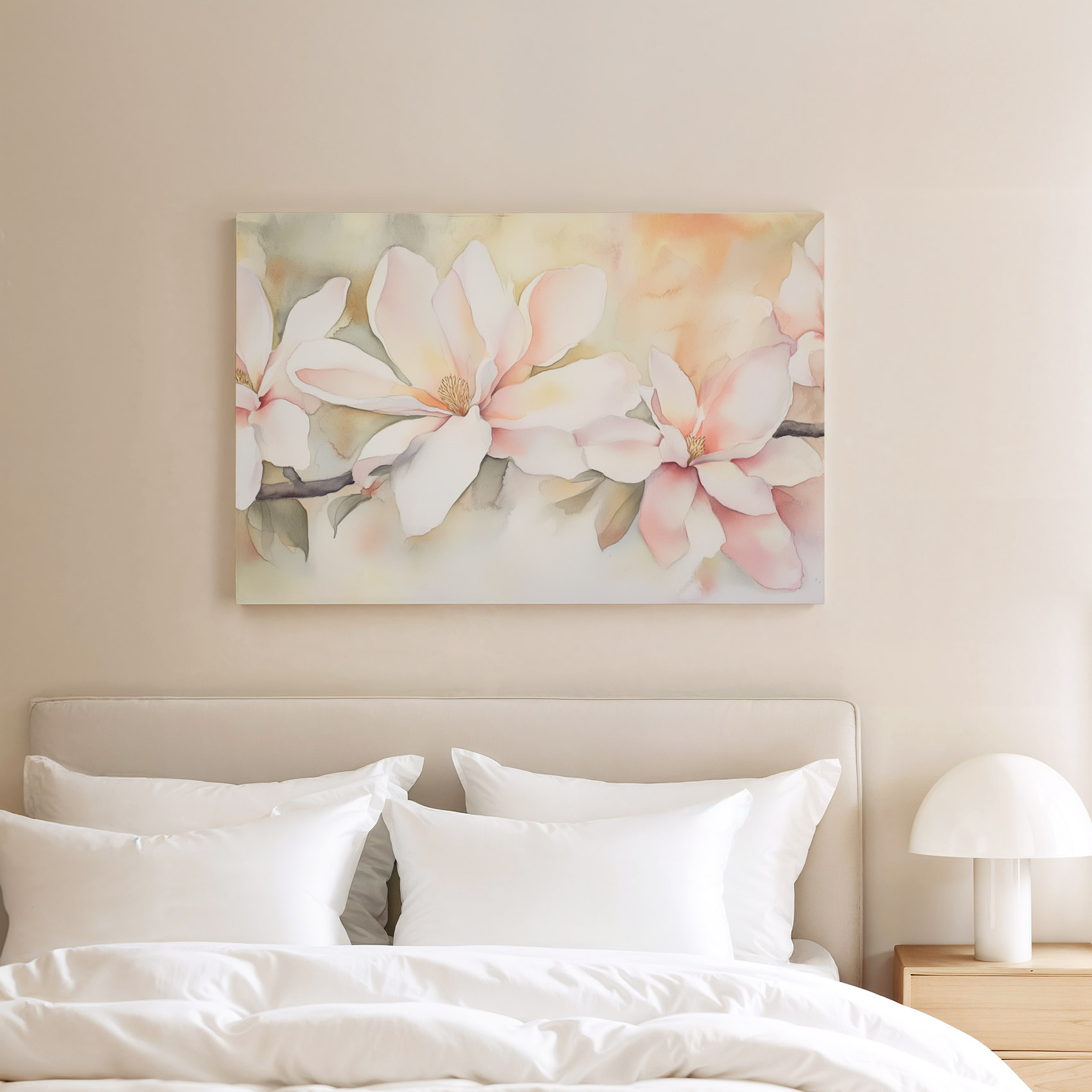 Zachtroze bloementak aquarel - Afbeelding 8
